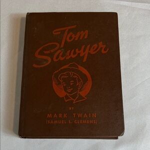 Vintage 1944 Tom Sawyer Book by Mark Twain